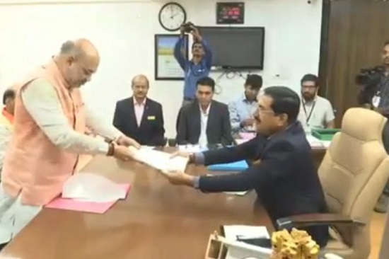 amit shah ls nomination