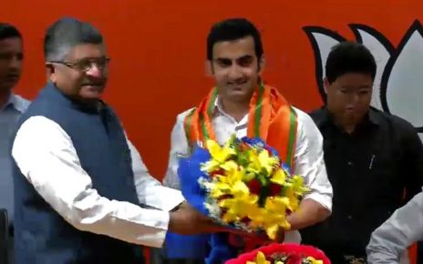 gautam gambhir and ravi shankar prasad