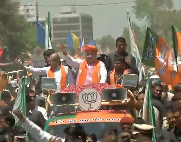 Amit Shah Road Show in Sanand