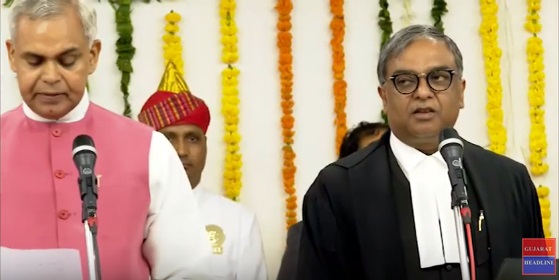 vikram nath takes oath as chief justice of gujarat high court