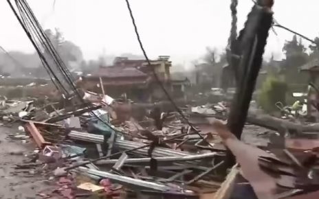 japan hit by typhoon
