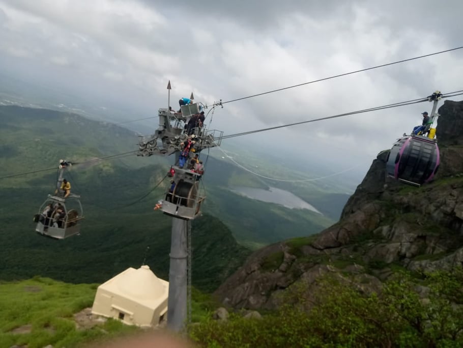 Ropeway to mount Girnar will soon be operational - Gujarat's Leading ...