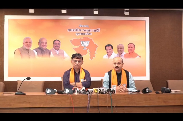 bjp gujarat new team