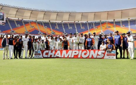 india trophy against england