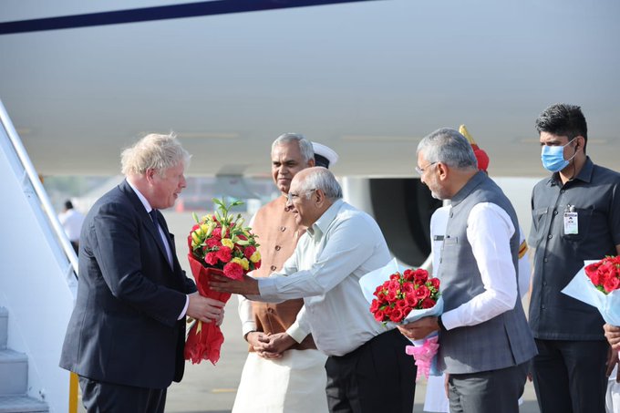 UK PM IN AHMEDABAD