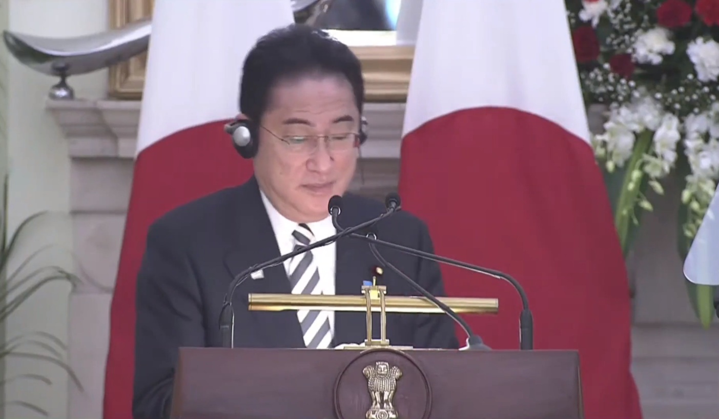 Japan PM Fumio Kishida meets India PM Narendra Modi in Delhi for ...
