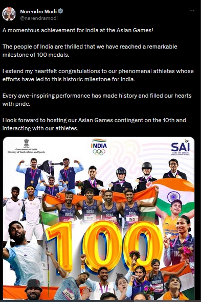 Asian Games 2023 Highlights: India concludes its stellar performance with  highest-ever medal score of 107