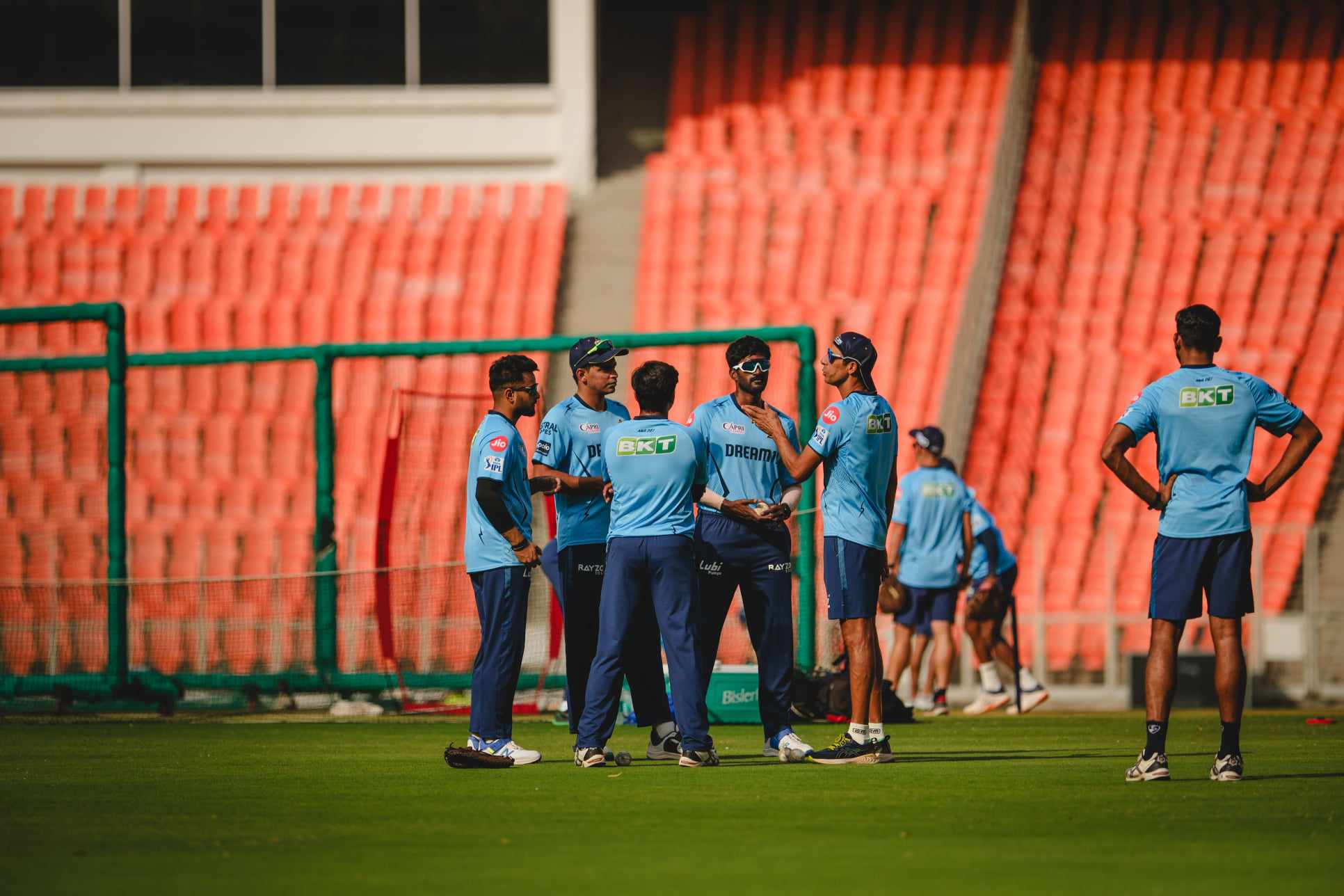 Gujarat Titans team arrive in Ahmedabad; net practice at Narendra Modi