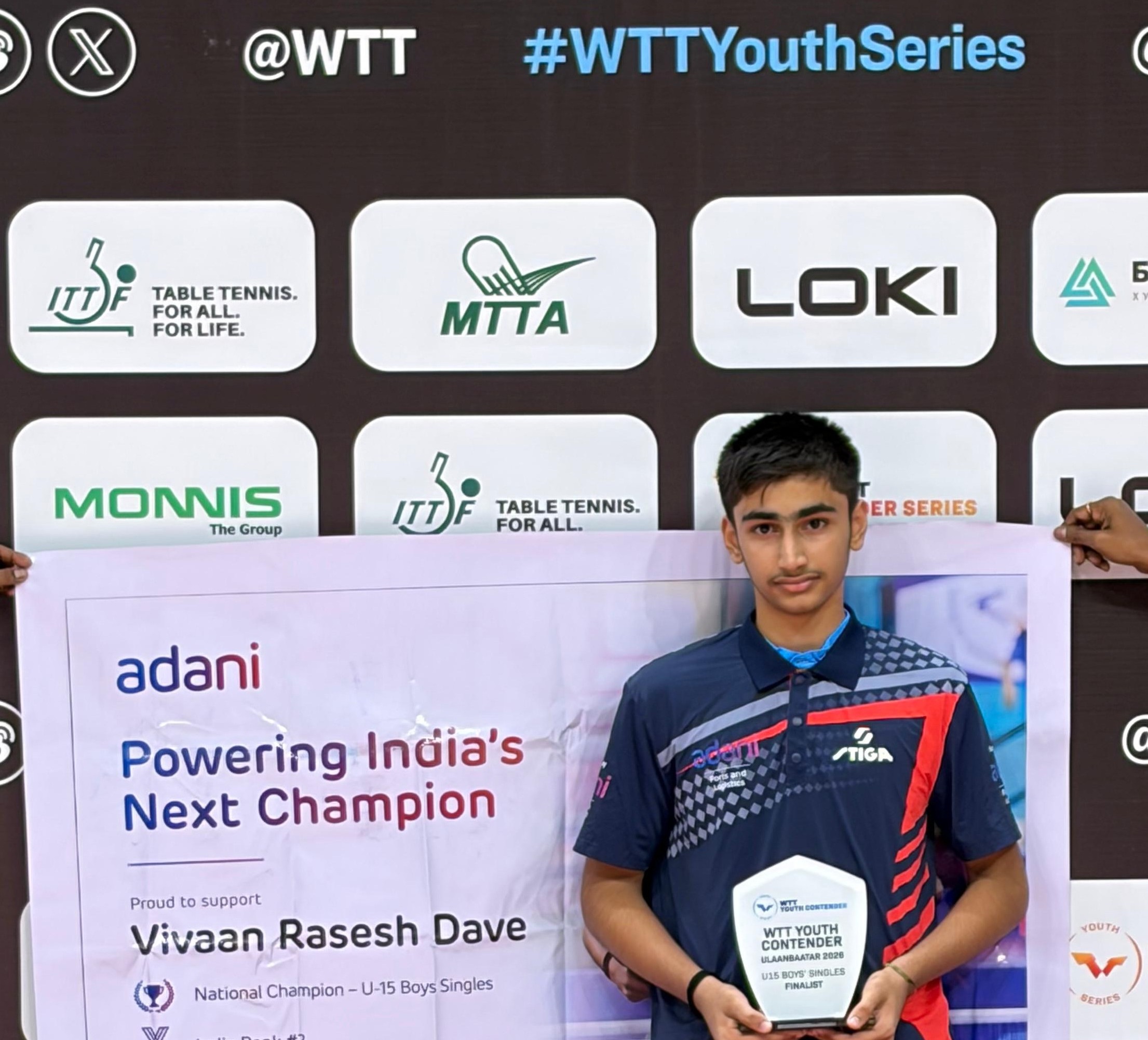 Adani Group’s Support Helps 14-Year-Old Surat Table Tennis Player Vivan ...
